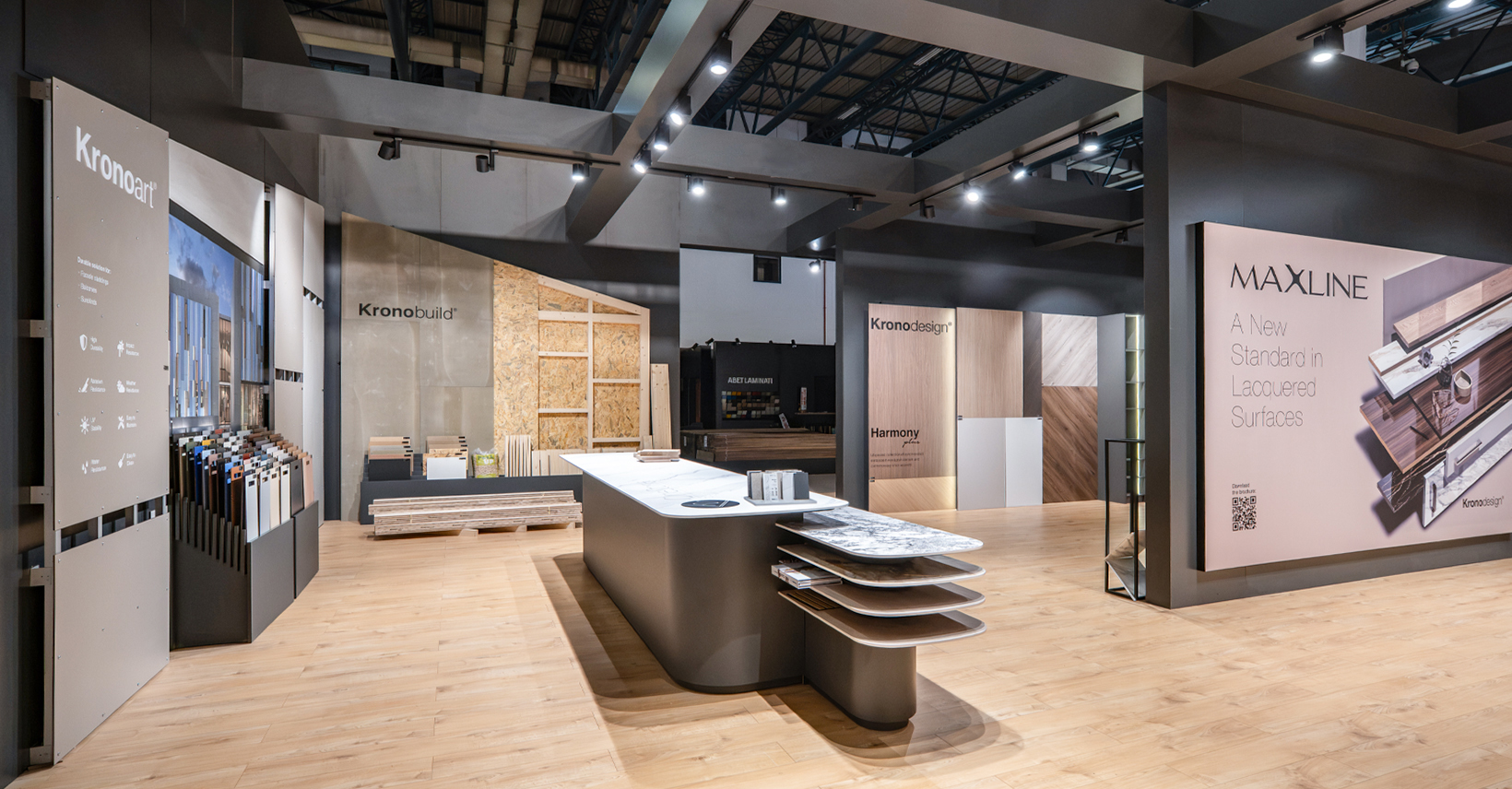 Kronospan presents MAXLINE MAXLINE, Kronospan Türkiye’s premium lacquered MDF range, added matte and gloss finishes in uni, stone and wood designs.