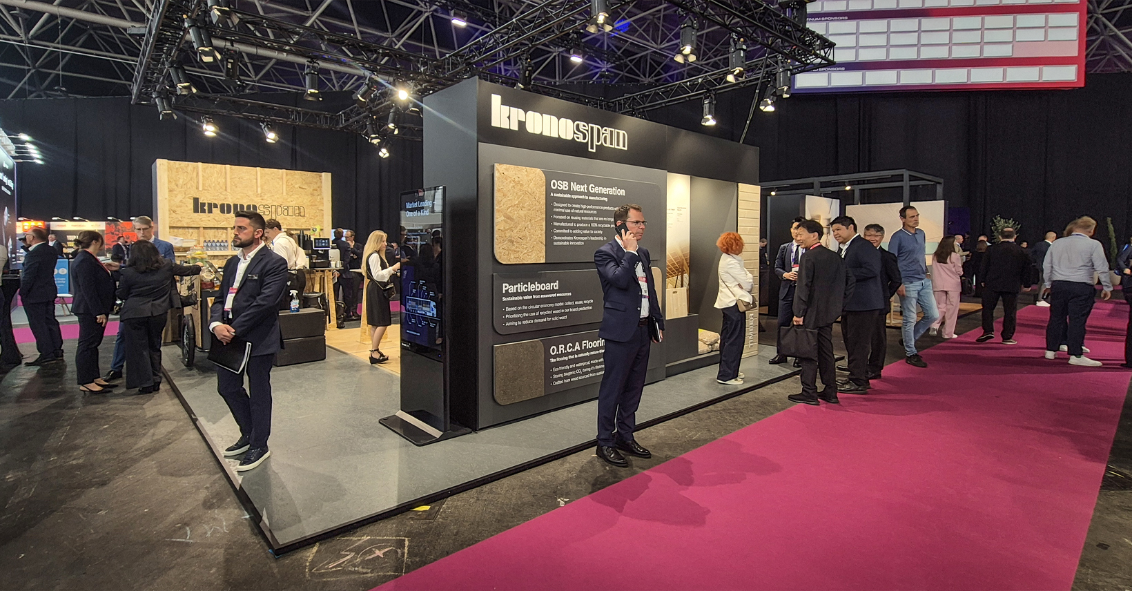 Kronospan's exhibition demonstrated how a comprehensive portfolio can support every stage of a project, from construction and renovation to interior finishing.