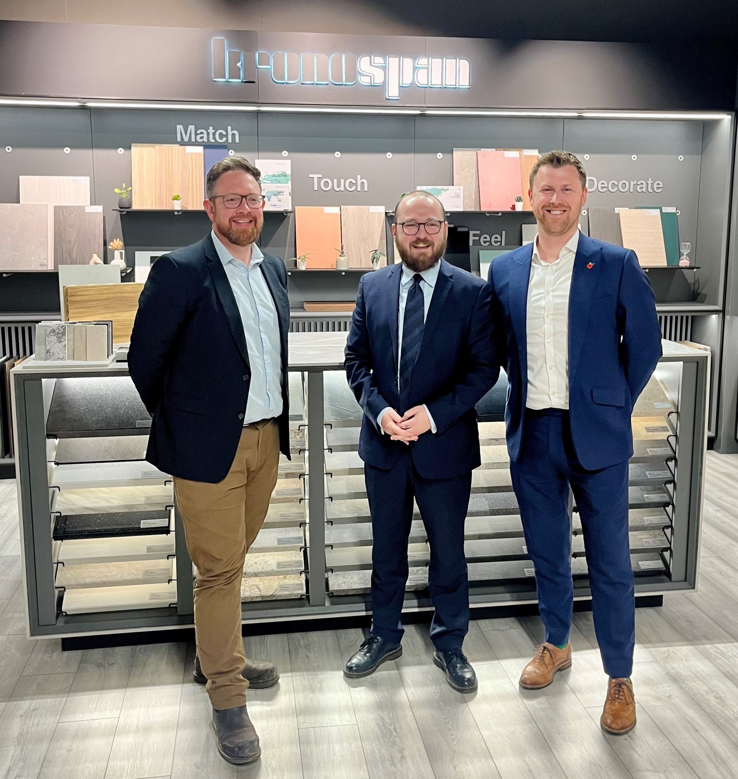 Kronospan Limited welcomed Jack Sargeant MS, Minister for Culture The visit highlighted how the partnership between the government and industry is helping businesses like Kronospan to strengthen productivity, sustainability, and future workforce resilience.