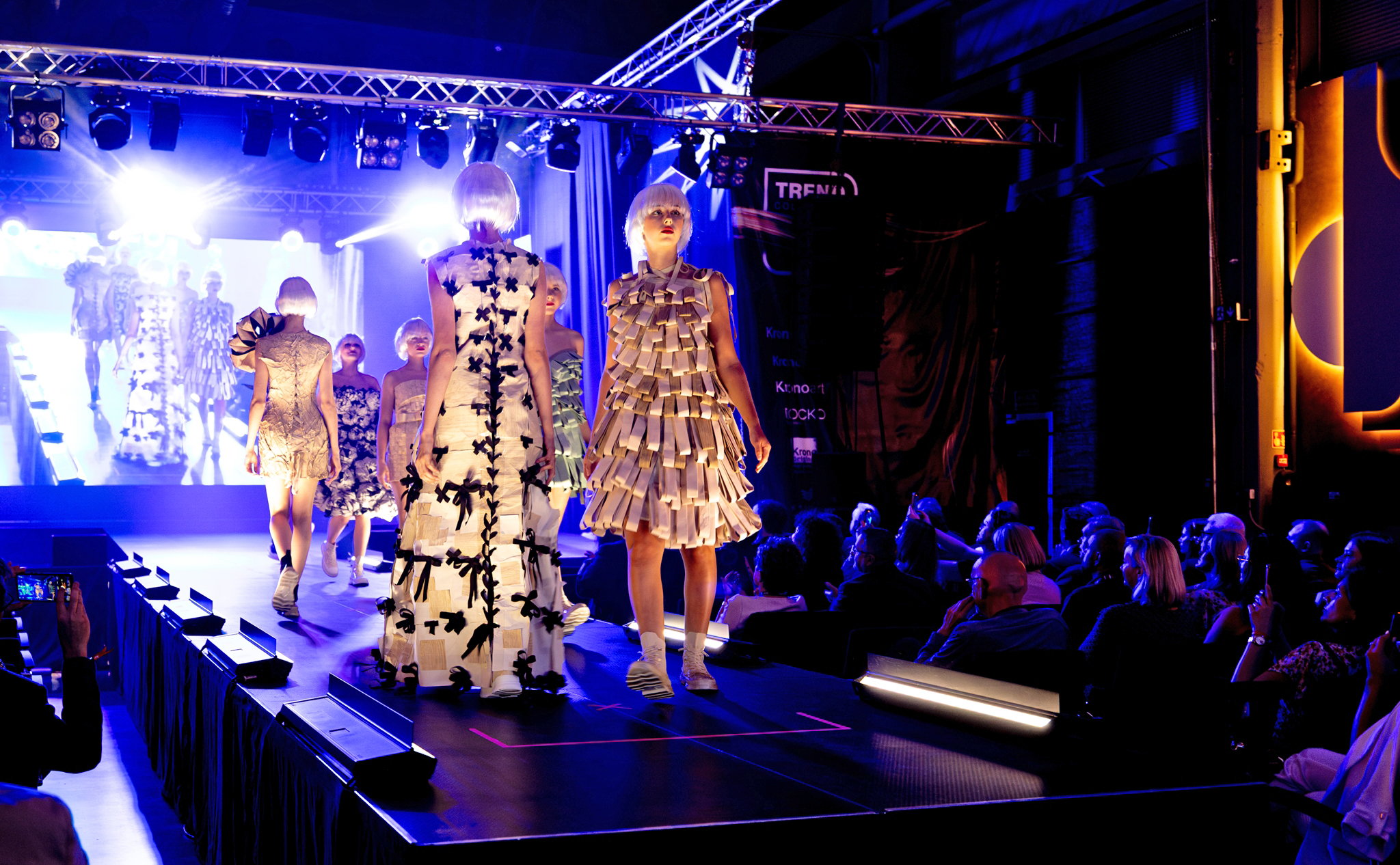 One of the most talked-about attractions was the fashion show, inspired by the Kronodesign® new Trend collection.